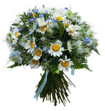 Daisies with Nigella and Forget Me Not Bouquet - Flowers Box London