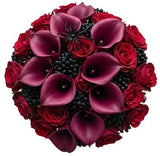 Dark Romance in Bloom Bouquet - Flowers Box London