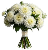 Dhalia and Populus wit Berries Bouquet - Flowers Box London