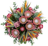 Exotic Bouquet of Birds of Paradise and Protea - Flowers Box London