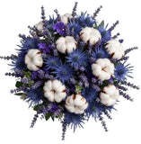 Fields of Lavender and Cotton Bouquet - Flowers Box London