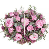 Impressive Basket of Peonies with Hellebore and Carnations - Flowers Box London