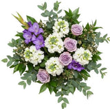 Lavender Roses with Stocks and Gladioli Bouquet - Flowers Box London
