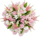Lily of Valley with Sweet Pea and Astilbe Bouquet - Flowers Box London