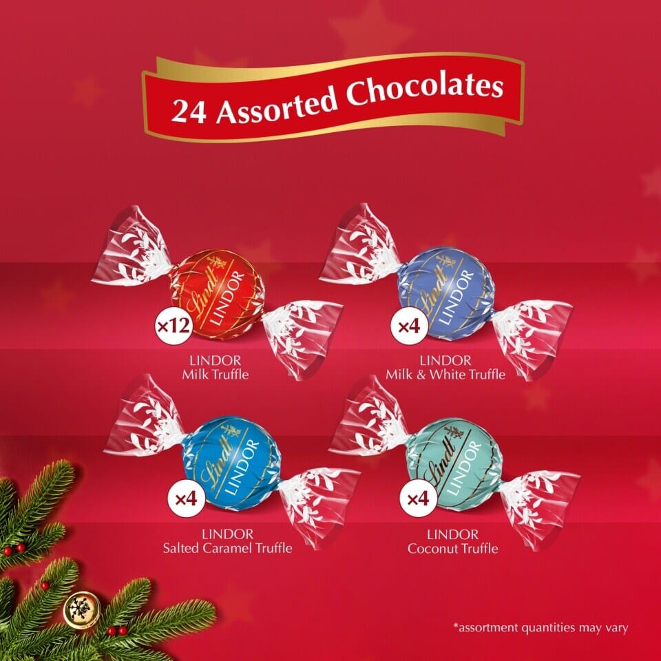 Lindt Lindor Silver Advent Calendar Lindt Lindor Silver Advent Calendar