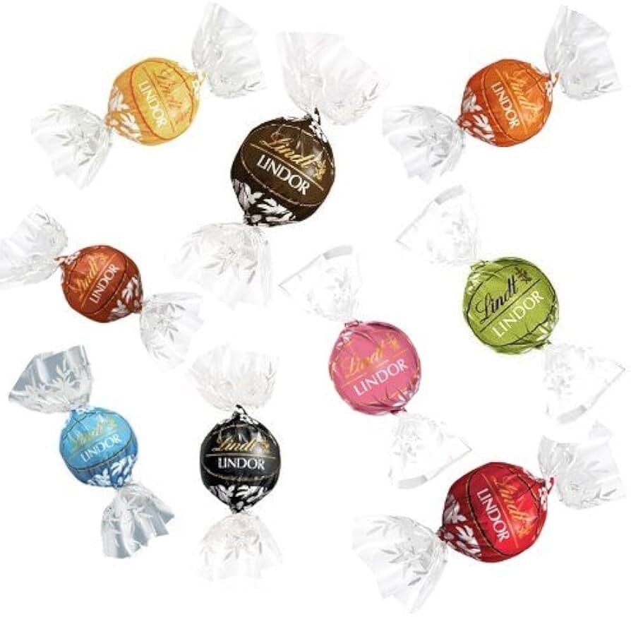 Rose Gold Wrapped Lindt Lindor Truffles Chocolate Bouquet Rose Gold Wrapped Lindt Lindor Truffles Chocolate Bouquet