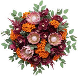 Rustic Bloom with Eucalyptus Bouquet - Flowers Box London