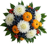 Seasonal Charm Pumpkin Bouquet - Flowers Box London