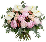 Soft Elegance Floral Symphony Bouquet - Flowers Box London