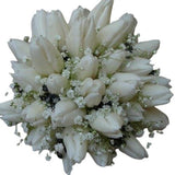Tulips with Gypsophila Bouquet