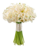 White Mini Calla Lily Bouquet - Flowers Box London