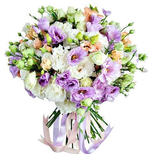 Amazing Rainbow Lisianthus Bouquet Amazing Rainbow Lisianthus Bouquet