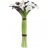 Burgundy and White Glamour Bouquet - Flowers Box London