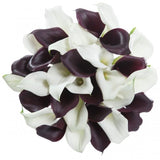 Burgundy and White Glamour Bouquet - Flowers Box London