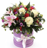 Dignified Hat Box - Flowers Box London