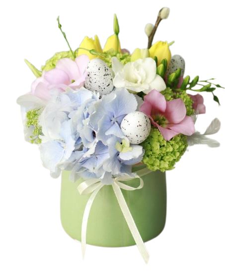 Easter Delicate Flowers Box