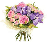 Fragrant Purple And Pink Bouquet - Flowers Box London