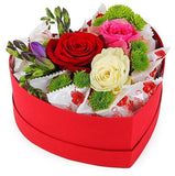 Little Sweet Heart Box - Flowers Box London