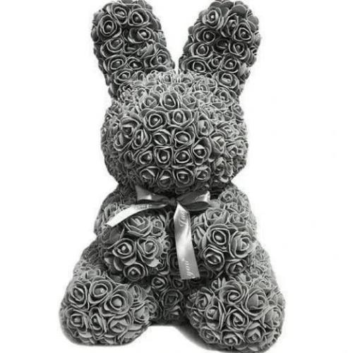 Luxury Rose Grey Rabbit Luxury Rose Grey Rabbit
