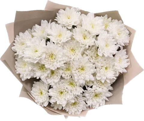 Luxury White Chrysanthemum Bouquet