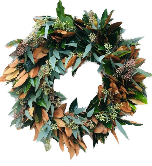 Natural Populus Berry Christmas Wreath