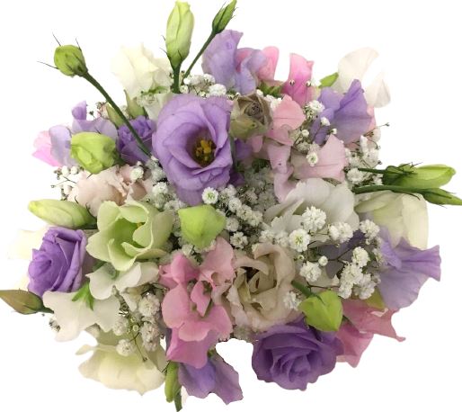 Pastel Precious  Sweet Pea Bouquet