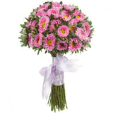 Pink Aster Bouquet - Flowers Box London
