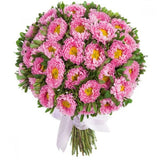 Pink Aster Bouquet - Flowers Box London