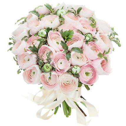Hanoi Pale Pink Ranunculus with Pittosporum Bouquet