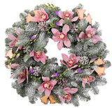 Snowing Cymbidium Orchids Christmas - Flowers Box London