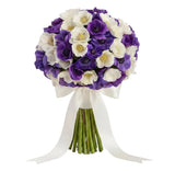 Blue and White Anemone Bouquet