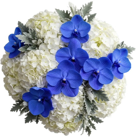 Blue and White Gorgeous Bouquet