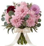 Blush & Bordeaux Dahlia Symphony Bouquet