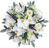 Bouquet of Phalaenopsis Orchids with Lisianthus and Lavender Accent