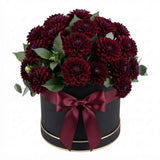 Burgundy Dahlia Luxury Box Arrangement