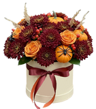 Burgundy and Orange Halloween Box