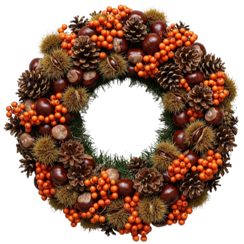 Chestnut Lane Autumn Glow Wreath