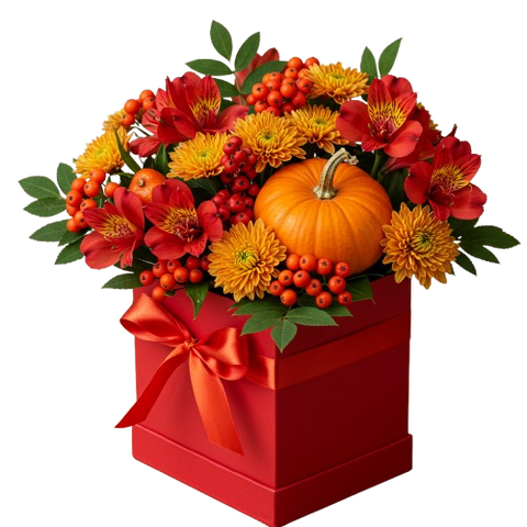 Chrysanthemum and Alstroemeria Charming Box