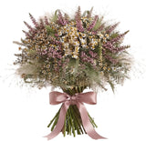 Daisy Tanacetum with Pink Erica Bouquet
