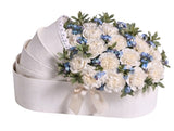 Forget Me Not  and Carnations Cradle Box