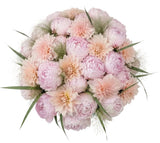 Gorgeous Blush Dahlia and Peonies Bouquet