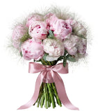 Gorgeous Peonies with Panicum Grass Bouquet