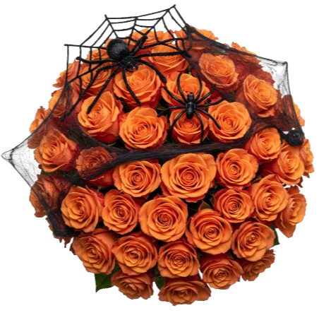 Halloween Magic Rose Bouquet