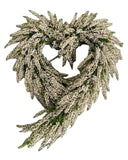 Heather Heart Door Wreath