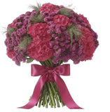 Hydrangea with Pink Limonium and Panicum Grass Bouquet