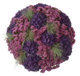 Hydrangea with Pink Limonium and Panicum Grass Bouquet