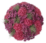Hydrangea with Pink Limonium and Panicum Grass Bouquet