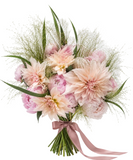 Gorgeous Blush Dahlia and Peonies Bouquet