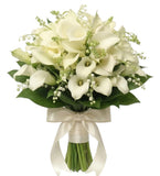 Lily of the Valley with Calla Lily Bouquet
