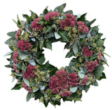 Lush English Ivy and Sedum Door Wreath